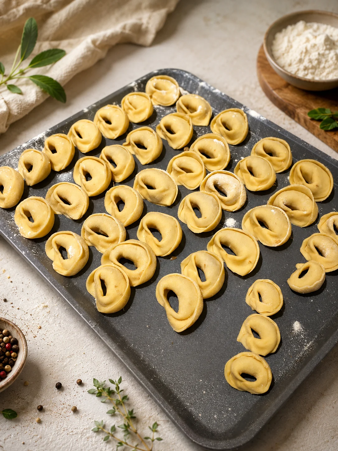 Handmade Pastalicious cappelletti fresh pasta